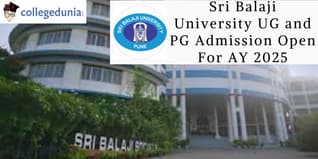 Sri Balaji University UG and PG Admission  2025 Open, Apply Before March 31